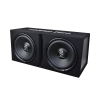 Dvojitý aktivní subwoofer v boxu Ground Zero GZIB2.30BR-ACT